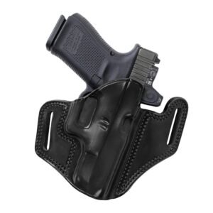 https3A2F2Fmedia.chattanoogashooting.com2Fimages2Fproduct2FGECM2224RB2FGECM2B-2_1.jpg Galco Combat Master 2.0 Belt Holster for Glock 17 Gen 1-6 With or Without Red Dot Black RH