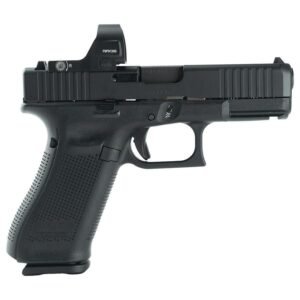 https3A2F2Fmedia.chattanoogashooting.com2Fimages2Fproduct2FGLPV4550203VIRI2Fglock_45_v_9mm_fxd_comm_17rd_w_iridian_rfx35_green_dot_glpv4550203viri_0000_Right.jpg Glock V-Series Optic Ready Model 45 Handgun 9mm Luger 17rd Magazines(3) 3.7" Barrel Black Cerakote Viridian RFX35 Optic Austria