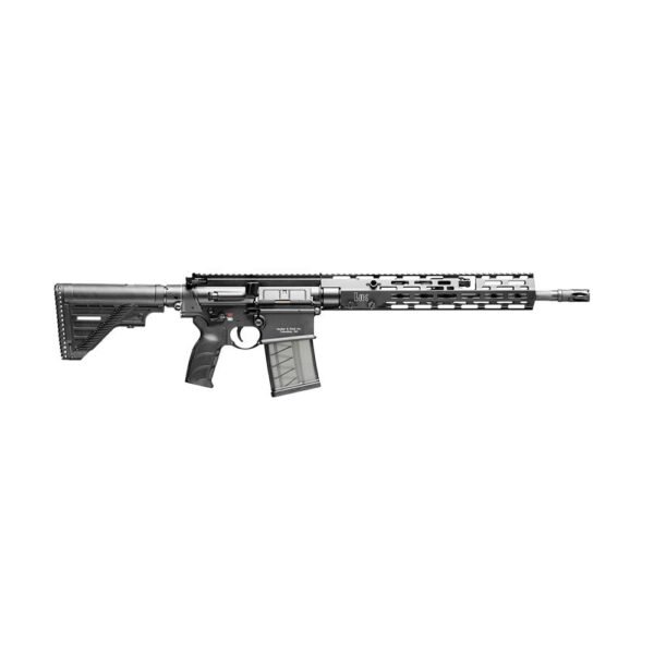 https3A2F2Fmedia.chattanoogashooting.com2Fimages2Fproduct2FHZ810008292FHZ81000829-1.jpg H&K MR762 A4 Rifle 7.62x51mm 20rd Magazine 16.5" Barrel Black