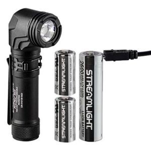 Stacked from 2 images. Method=B (R=8,S=4) Streamlight Protac 90 X USB/Protac 90 X Black with Two CR123A Lithium Batteries and Holster 1000 Lumens