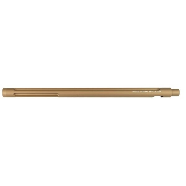 https3A2F2Fmedia.chattanoogashooting.com2Fimages2Fproduct2FTB1022TEQS2FTB1022TEQS-1.jpg Tactical Solutions X-Ring Barrel for 10/22 Rifles 1/2x28 Threaded Quicksand FDE