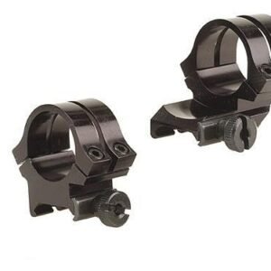 https3A2F2Fmedia.chattanoogashooting.com2Fimages2Fproduct2FWE490622FWE49062_1.jpg Weaver Quad Lock Detachable Scope Rings 1" High Extension - Black