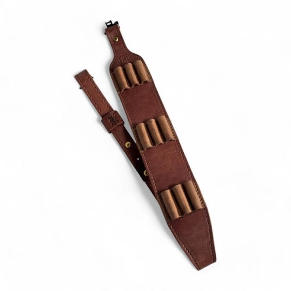 https3A2F2Fmedia.chattanoogashooting.com2Fimages2Fproduct2FXTHNTASLRBRWA2FXTHNTASLRBRWA-1.jpg 1791 Hunt Large Rifle Ammo Sling 30-06 Brown Ambidextrous