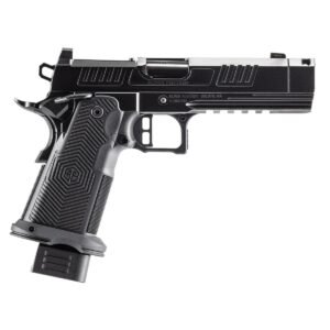 https3A2F2Fmedia.chattanoogashooting.com2Fimages2Fproduct2FXXAA39X1CIGPDBK20PROMNVC2FXXAA39X1CIGPDBK20PROMNVC.jpg Alpha Foxtrot AF1911-ROMULUS Handgun 9mm Luger 20rd Magazines(5) 4.25'' Threaded Comp Barrel Black polished DLC