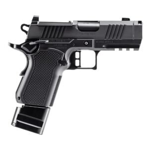 https3A2F2Fmedia.chattanoogashooting.com2Fimages2Fproduct2FXXAA39X1QIHXDBK20PROMNVC2FXXAA39X1QIHXDBK20PROMNVC1.jpg Alpha Foxtrot AF1911-ROMULUS Handgun 9mm Luger 20rd Magazines(5) 3.5'' Ported Barrel MOS DLC Black