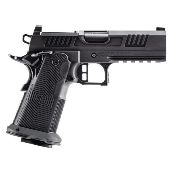 https3A2F2Fmedia.chattanoogashooting.com2Fimages2Fproduct2FXXAA39X2CIDXDBK172FXXAA39X2CIDXDBK171.jpg Alpha Foxtrot 1911 Romulus 10mm Auto 17rd Magazines(2) 4.25" Bull Ramped Barrel MOS DLC Black