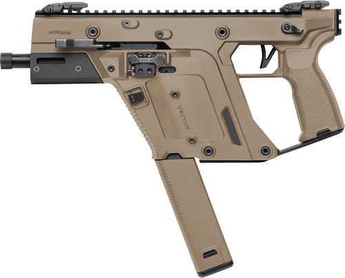 GKV903PFD00_LEFT.jpg KRISS VECTOR SDP G3 PISTOL 9MM - 5.5" THREADED 40RD FDE