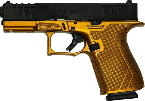 GL19GCPR_LEFT.jpg GLFA 19 STRIKER 9MM 4" 15 SHOT - BLK SLIDE GALAXY COPPER FRAME