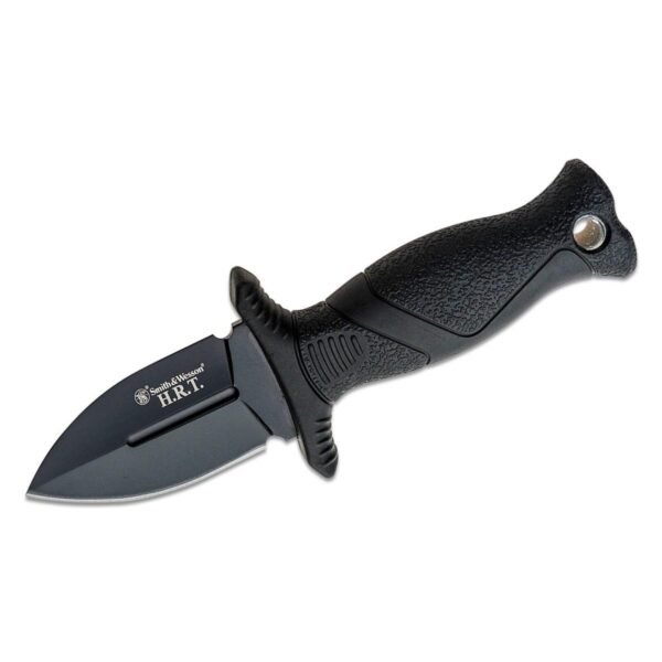 https3A2F2Fmedia.chattanoogashooting.com2Fimages2Fproduct2FPF11825712FPF1182571.jpg Smith & Wesson HRT Fixed Blade Boot Knife 2" Blade Black