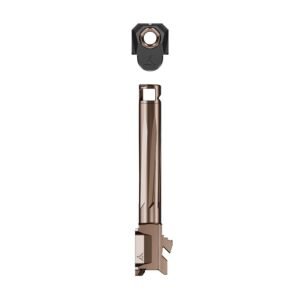https3A2F2Fmedia.chattanoogashooting.com2Fimages2Fproduct2FRER09892FRER0989-1.jpg Radian Weapons Afterburner and Ramjet Combo Ported Barrel and Compensator for Glock Gen 6 17 Bronze
