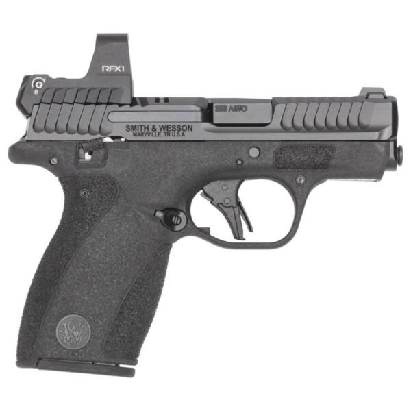 https3A2F2Fmedia.chattanoogashooting.com2Fimages2Fproduct2FSW147882FSW147881.jpg S&W Bodyguard 2.0 w/RFX1 Handgun .380 Auto 10rd Magazines(2) 2.75" Barrel Thumb Safety TLCI Black CA Compliant