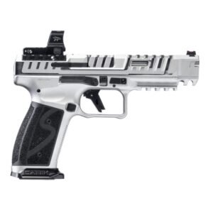 https3A2F2Fmedia.chattanoogashooting.com2Fimages2Fproduct2FYCHG7607CX2FYCHG7607CN-1_1.jpg DEMO Canik SFx Rival-S Chrome Handgun 9mm Luger 18rd Magazine 5" Barrel Chrome with MO2 Optic