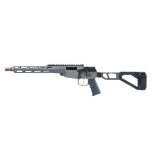 https3A2F2Fmedia.chattanoogashooting.com2Fimages2Fproduct2FYQMINIFIX6ARC12INGRYP2FYQMINIFIX6ARC12INGRYP1.jpg Q MiniFix Pistol 6mm ARC 8rd Magazine 12" Threaded Barrel 1:7 Twist Rifle Gray Accents
